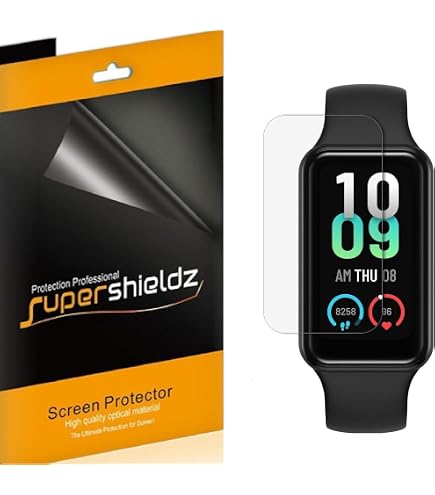 Amazon.com: Compatible for Amazfit Band 5 Screen Protector, [3