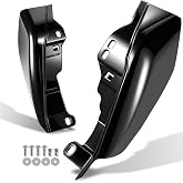 SANYUMOTO Mid Frame Air Deflectors Heat Shields Deflector 2009-2026 | for Harley Davidson Touring Street Glide Road Glide Electra Glide Road King Ultra Limited Tri Glide CVO Gloss Black