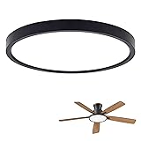 Atolit 52 Inch Black Ceiling Fan Light Kit