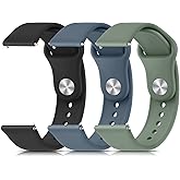 Meliya Veryfit Smart Watch Bands, Silicone Band for IDW13 IDW16 IDW19 IDW26 IDW28 Smartwatch, Soft Silicone Rubber Sport Watch Strap for Veryfit