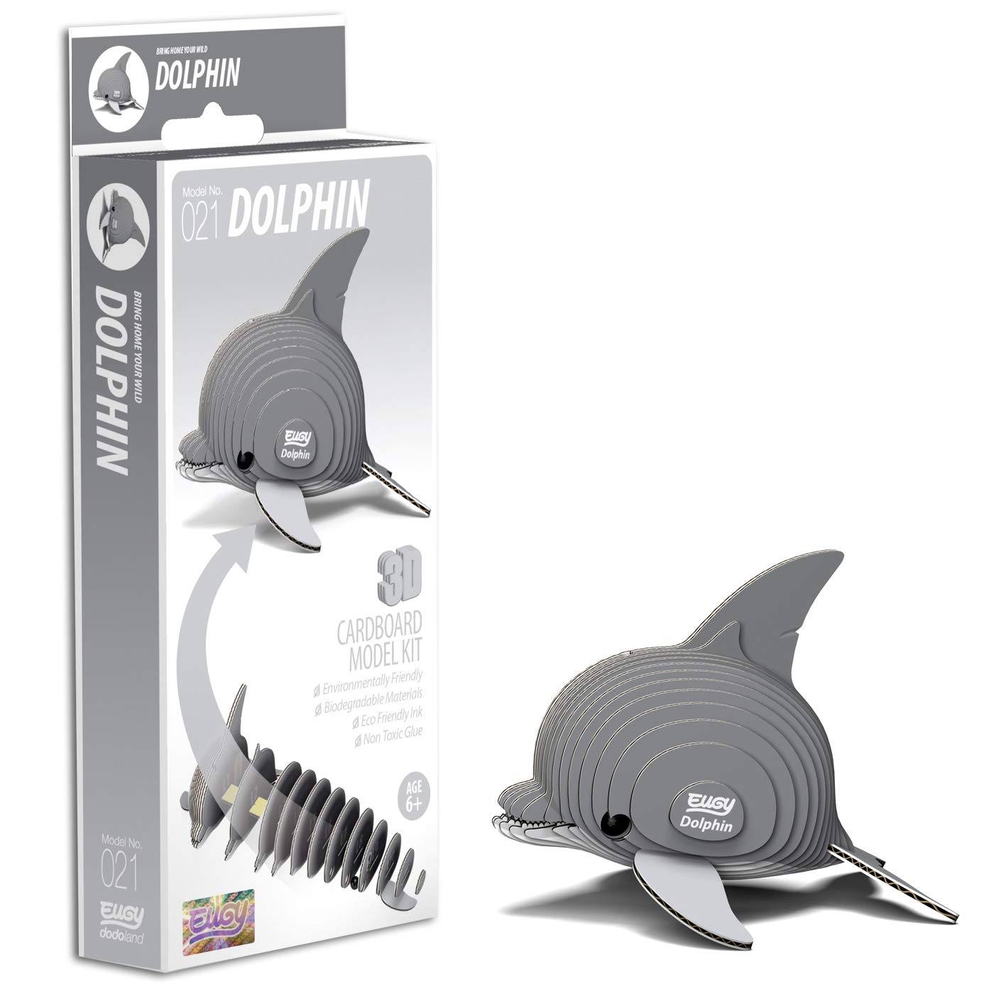 EUGY 3D Dolphin Model Craft Kit
