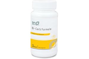 Klaire Labs Sodium Bicarbonate & Potassium Bicarbonate Supplement - Key Components That Help Maintain Healthy pH (Acid/Base) Balance - Gastrointestinal Support - Bi-Carb Formula (250 Capsules)