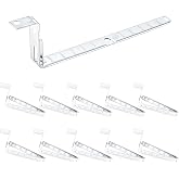 GOOUU 100-Pack Stud Wall Mounting Cable Support, Galvanized Steel Wall-Mounted Supports Fasteners for Wire Management,Electrical Brackets for Residential, Commercial &amp; Industrial Wiring