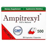 Ampitrexyl, 100% Natural, Immune System Support, 30 Capsules | Antioxidant, 500 mg, Box