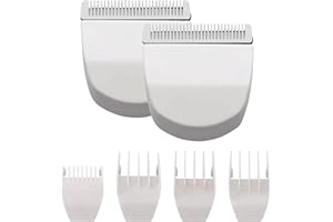 SODAER 2 Pack Professional Peanut Clipper/Trimmer Snap On Replacement Blades #2068-300 - Compatible with Wahl Peanut Hair Clipper/Trimmer, White