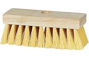 DQB INDUSTRIES 7" White Tampico Roof Brush With 2" Poly Trim - Uses ...