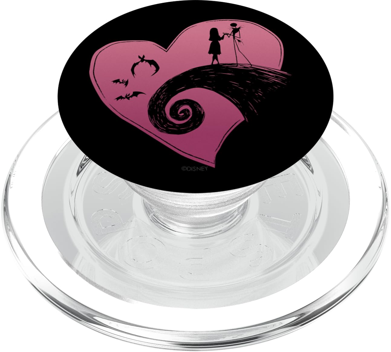 Disney The Nightmare Before Christmas Jack and Sally Heart PopSockets PopGrip for MagSafe