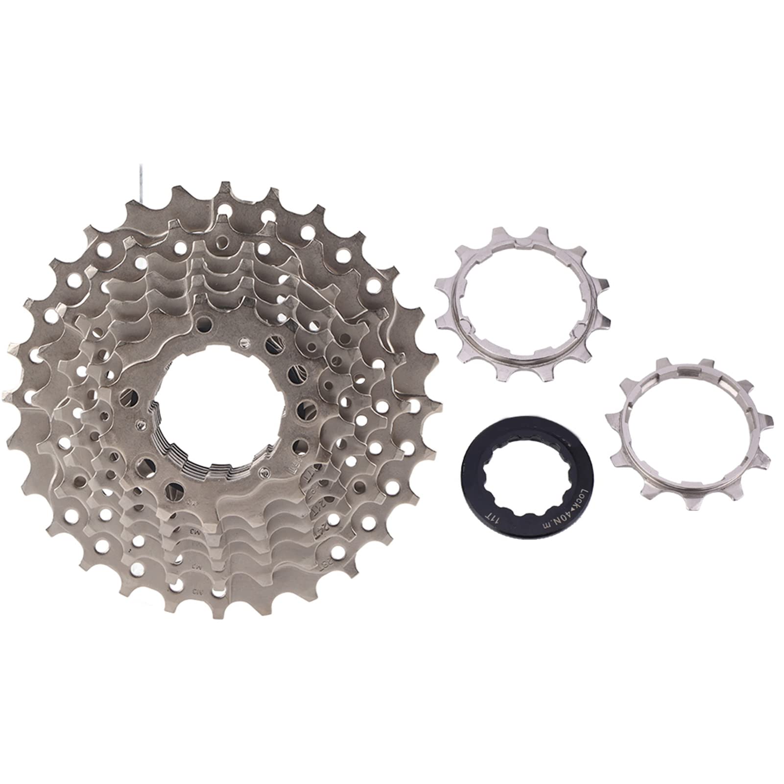 Bike Freewheel Cassette Sprocket,8/9/10/11 Speed 11-28T Road Bike Freewheel Cassette Sprocket Bicycle Replacement Accessories Hollow Design Weight Reduction(8S 11-28T) Bicycles And Spare Parts Ride