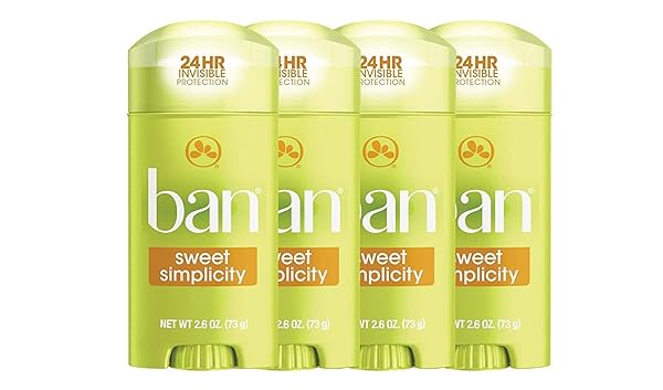 BAN INVISIBLE SOLID ANTIPERSPIRANT DEODORANT FOR WOMEN AND...