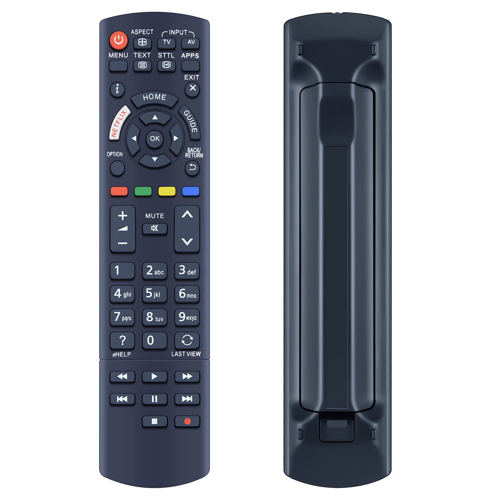GOUYESHO N2QAYB001109 Remote Control Suitable for Panasonic Viera TV N2QAYB001108 TX-24ES500B TX-24ES500E TX-24ES513E TX-32ES400B TX-32ES403E TX-32ESW404 TX-32ES500E Replaced Remote Controller