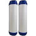 CFS – 2 Pack Granular Activated Carbon Water Filter Cartridges Compatible with Hydro Life 52412, C-2063 Models – Removes Bad Taste & Odor – Whole House Replacement Filter Cartridge