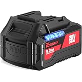 Enhulk 20V 4.0Ah Battery Pack Replacement for 2025 New Version 12 Inch Snow Shovel, 13 Inch Snow Shovel, 2025 Upgrade Leaf Bl