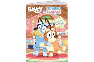 Bluey Coloring Book | Bluey Activity Book | Puppy Coloring Books | Bingo Activity Books | Dog Party Favors | Bonus Stand-Up C