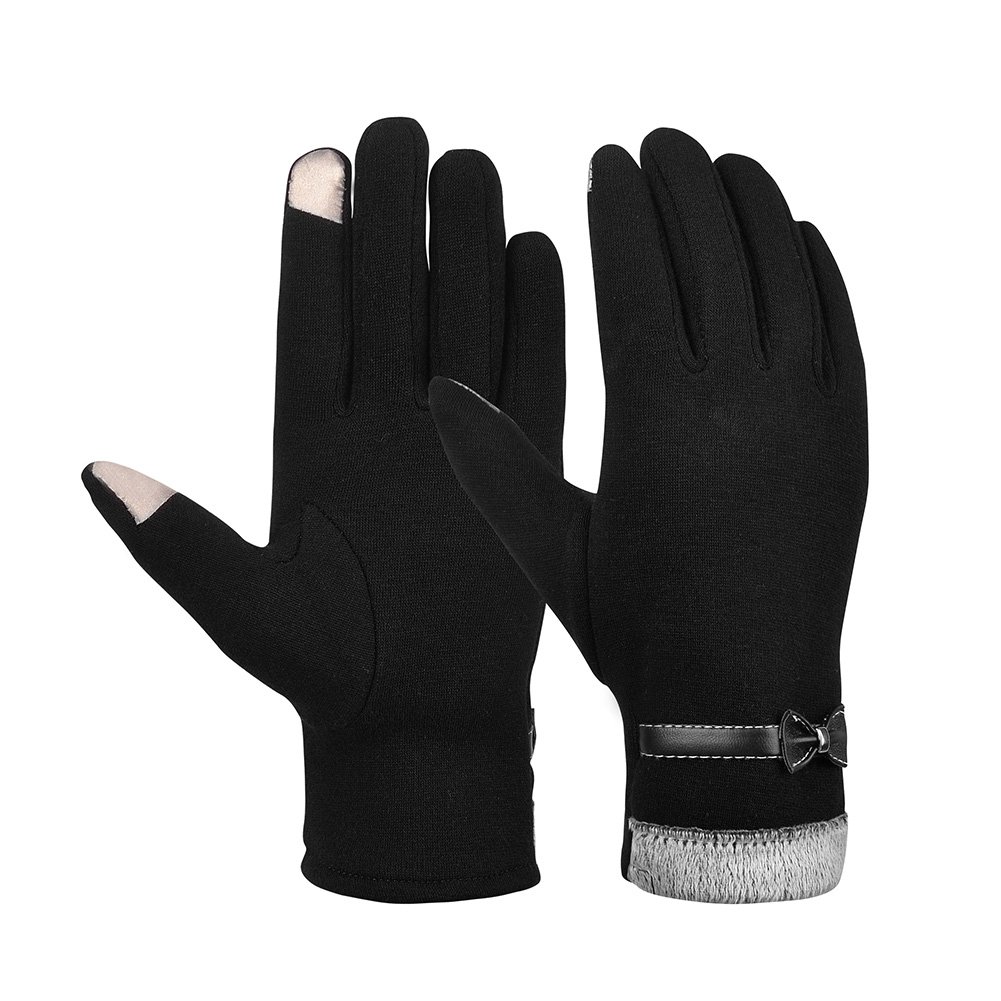 Vbiger Damen Handschuhe Winterhandschuhe Fahrradhandschuhe Damen Touchscreen Handschuhe Warme Winter Handschuhe mit Fleecefutter