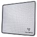 VicTsing Mouse Pad with Stitched Edge, Premium-Textured Mouse Mat, Non-Slip Rubber Base Mousepad for Laptop, Computer & PC, 10.2&times;8.3&times;0.08 inches, Grey