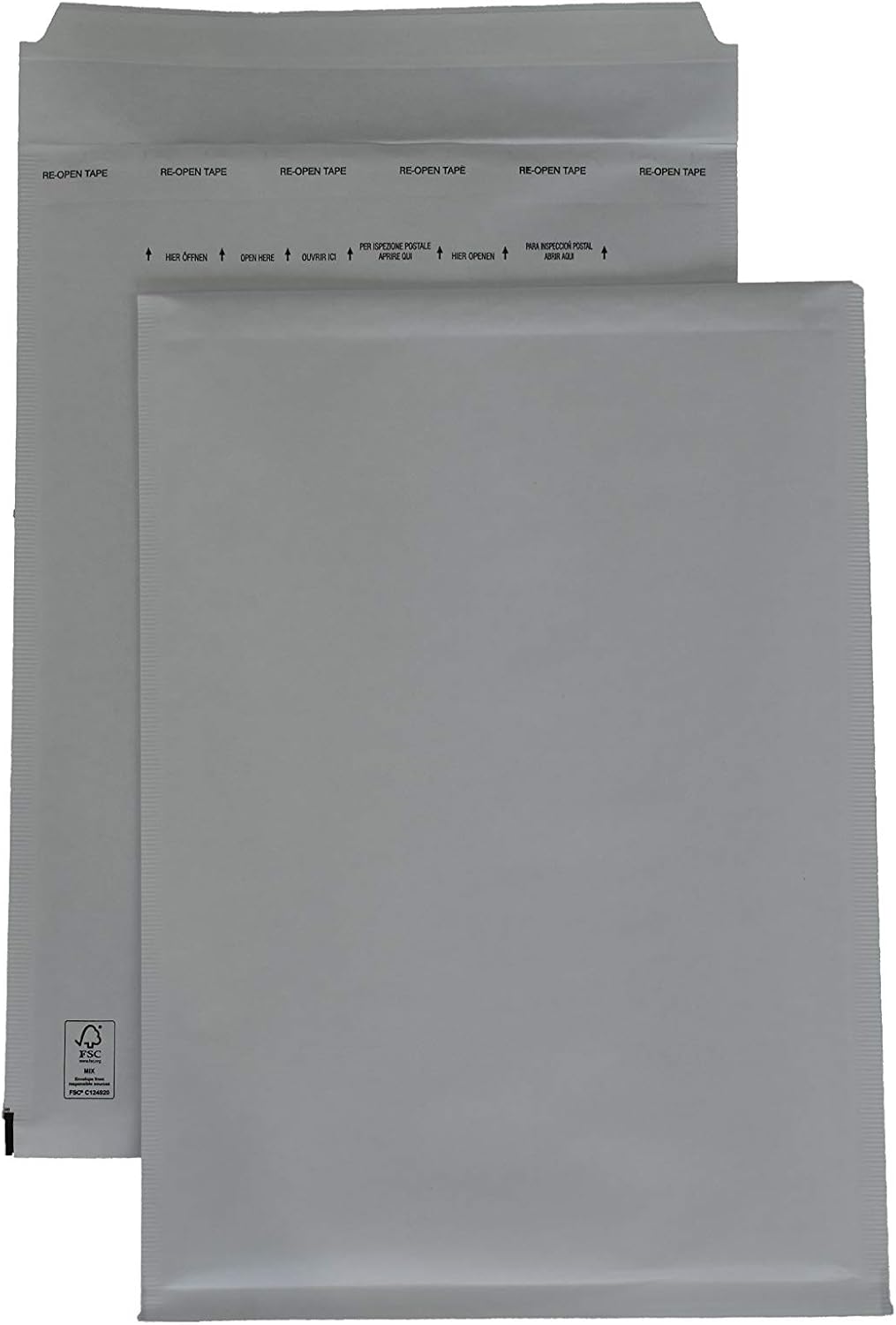 SmithPackaging A4 Bubble Padded Envelopes, White, 230mm x 340mm, Pack of 5,5060741921557 - Image 3