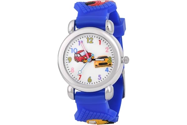OFFCUP Kids Watch, 3D Cartoon Toddler Watches, Analog Quartz Watches for Girls Boys with Comfortable Silicone Band Best Toys Gifts for Girls Boys Age 3-12