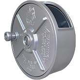 WOLF 6.25" Aluminum Tie Wire Reel Holder, Lightweight, Ambidextrous | Built-in belt loops with secure knob. Lightweight aluminum tie wire reel for left or right-handed use.