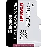 Kingston High Endurance 128GB MicroSD SDXC Flash Memory Card High Performance, 1080P, Full HD, Up to 95MB/S Read, (SDCE/128GB
