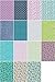 Connecting Threads Print Collection Precut Quilting Fabric Bundle Fat Quarters (Wildflowers and Honey Dusk)