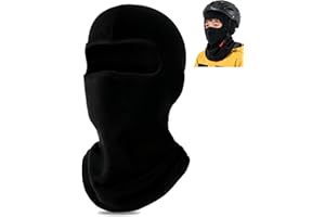 WVD Kids Balaclava Face Mask, Black Neck Warmer Kids, Winter Windproof Balaclava Ski Mask, Balaclava Men or Women, Suitable f