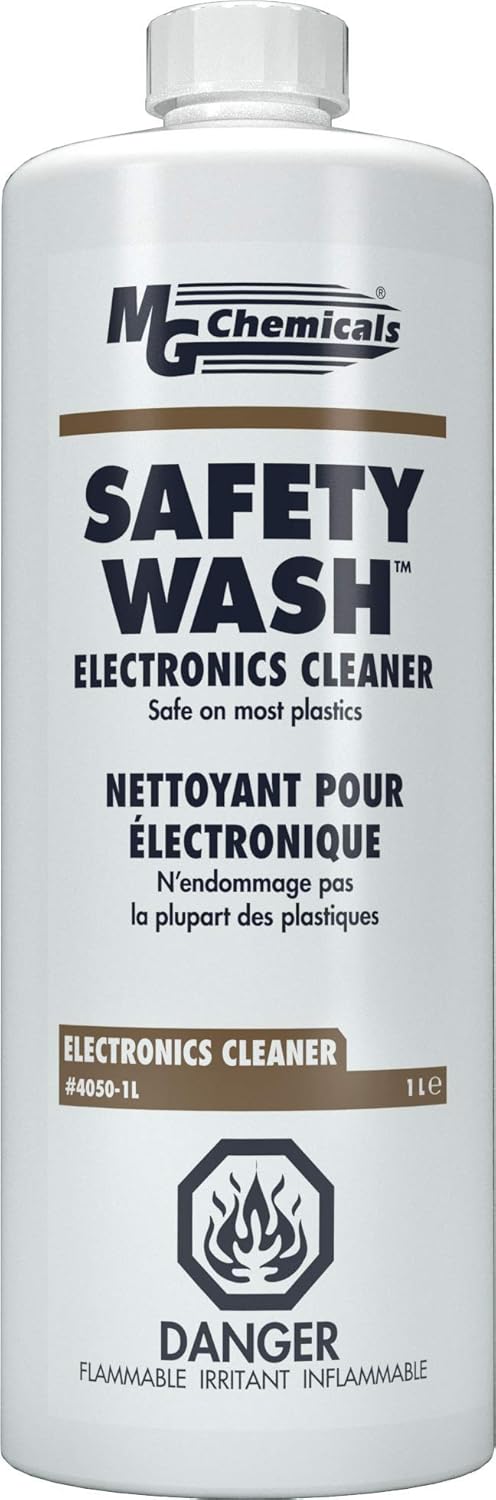 MG Chemicals 4050-1L Safety Wash Electronics Liquid Cleaner, 1 Liter Bottle: Industrial & Scientific