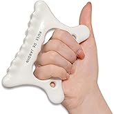 ROSE DE JARDIN Ceramic Gua Sha, Face&Body Guasha, Korean Gausha, Face Lift, Muscle Relief Massage Board, Skin Care Gift for Men Women