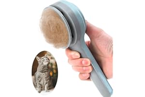 ITPLUS Cat Brush, Cats Grooming Self-Cleaning Brush for Indoor Cats Slicker Brushes for Dogs Short Long Hair Cats Shedding Easy Remove Kittens Cats Loose Undercoat