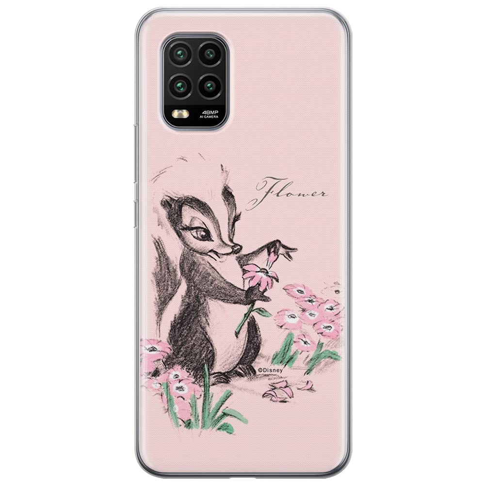 ERT GROUP mobile phone case for Xiaomi MI 10 LITE original and officially Licensed Disney pattern Flower Skunk 001 optimally adapted to the shape of the mobile phone, case made of TPU — image 1