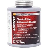 Loctite 501001 Silver-Grade Anti-Seize Lubricant, 1 lb, Brushtop