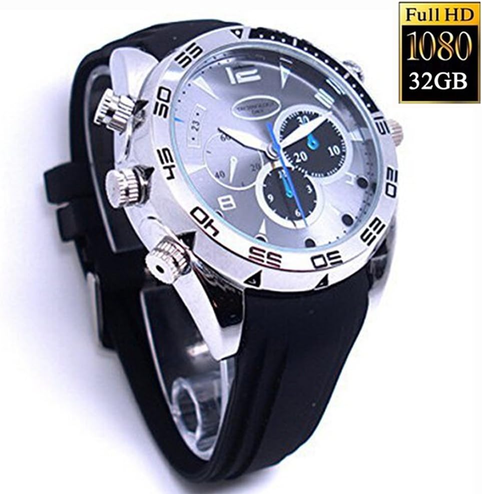 Kamre 1080p Mini Versteckte Spion Uhr Kamera Multifunktionsart Und Weiseart Manner Professionelle Wasserdichte Uhr Mini Camcorder Dvr Mit Ir Nachtsicht Funktion Wasserbestandig Gebaut In 32gb Speicher Amazon De Baumarkt