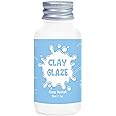 50ml Air Dry Clay Varnish，Air Dry Clay Sealant for Airdry Clay，Air Dry Clay Glaze Can Not Only Used to Prevent Clay Cracking, Scratches, and Wear,It Can Also Having a Glossy Glaze Effect (Gloss)