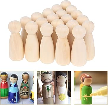 20 Stuck Diy Holzfiguren Puppen Unfertige Puppe Holzerne Puppe Holzfiguren Familie Holzfiguren Zum Bemalen Fur Kinder Malen Basteln Kunstprojekte Halloween Dekoration 65 23mm Holzpfahlpuppe Amazon De Baumarkt