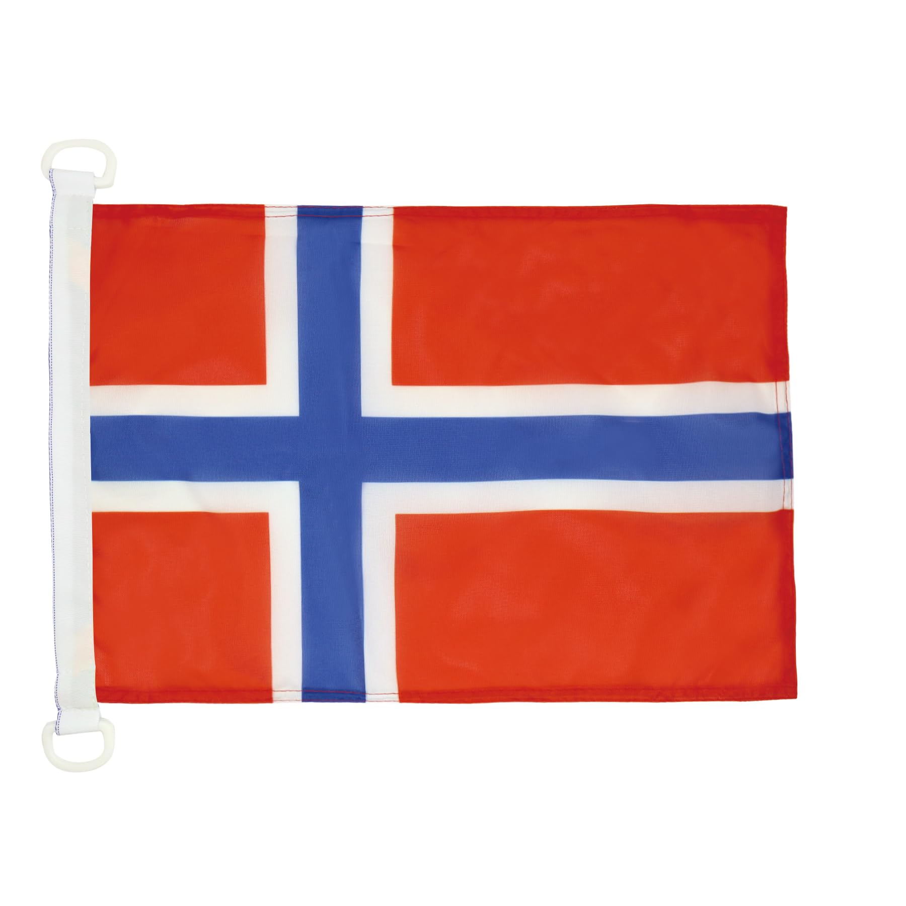 AZ FLAG - Norway Nautical Flag - 18'' x 12'' - For Outdoor and Boat - Norwegian Banner Knitted Polyester with Two Plastic Rings - Vivid Colors - 12x18 in - 45x30 Cm — image 1