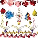 10-Piece Set of Assorted Sukkah Decorations.