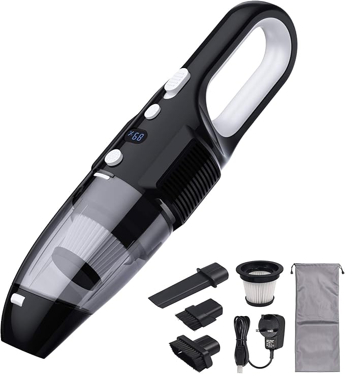 COLFULINE Handheld Cordless Vacuum Cleaner Lightweight, 6KPA 120W High