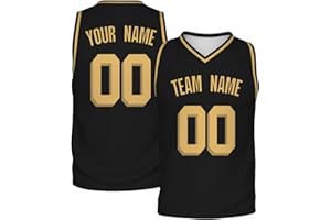 Lonhooker Customized Basketball Jersey Personalized Basketball Jersey Printed Name Custom Basketball Jerseys for Men Women