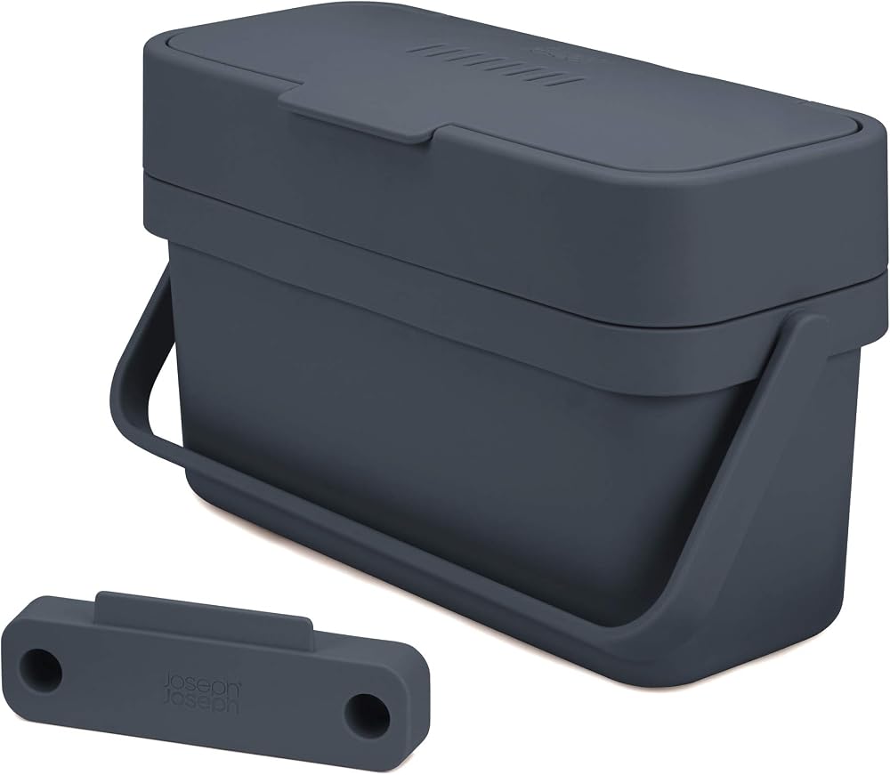 Joseph Joseph Compo 4 Slimline 4 Litre Food Waste Caddy Graphite