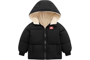 CYTAFE Baby Winter Coats Toddler Hooded Jackets Cotton Warm Lined Puffer Outerwear Baby Boys Girls Windproof Thick Clothes