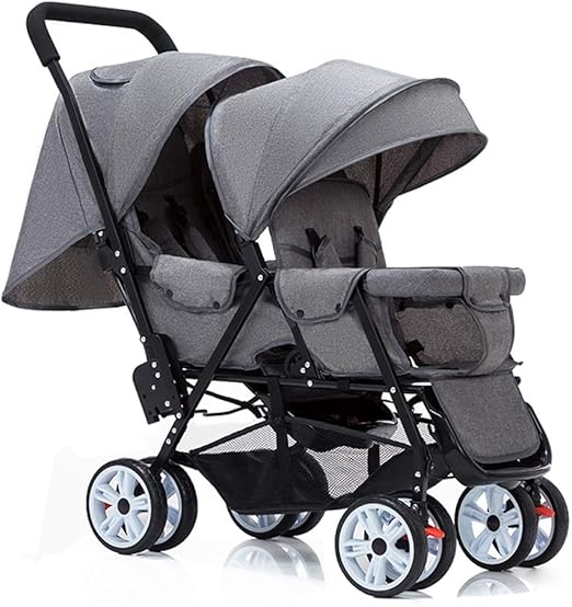 tandem double stroller for infant and toddler