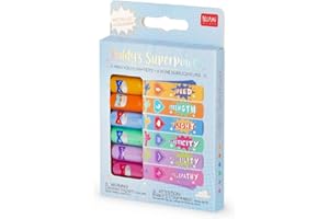 Legami Set of 6 Mini Highlighters - Teddy's Superpower