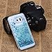 Urberry Galaxy S7 Case, Floating Bling Glitter Sparkle Case for Samsung Galaxy S7 with a Screen Protector (Blue)