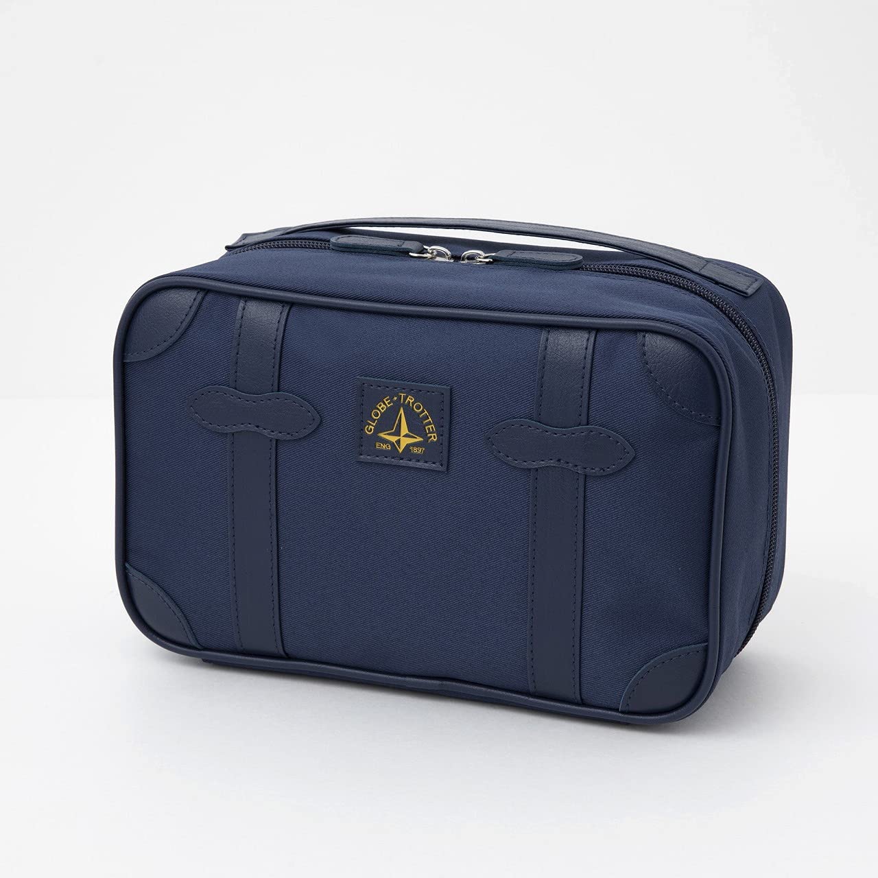 GLOBE-TROTTER LIMITED BOOK NAVY ver.:8/2発売【ムック本付録】グローブ・トロッター マルチポーチ(NAVY ver.)
