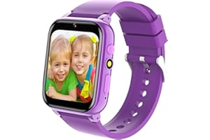 Vakzovy Kids Smart Watch for Girls, Gifts for 3-10 Year Old Girls Dual Camera Touchscreen Toddler Watches with Music Player, Educational Toys Toddles Birthday Gift for Girls Ages 4 5 6 7 8
