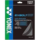 YONEX BG Exbolt 65 Badminton String (Black)