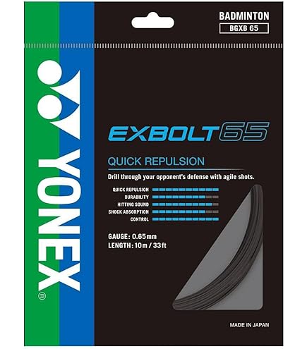 Amazon.com : Yonex Aerobite String (10m Set) White/Red : Sports