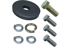 HUDEX Harmonic Balancer Bolt & Pulley Bolt Kit Fit for Big Block Chevy 366/396/402/427/454 Engines (1965-1972) - Grade 8 Steel Hardware Set
