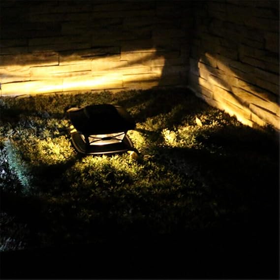 Poste Solar Luz Exterior Decoración De Jardín Luz Poste De Jardín ...