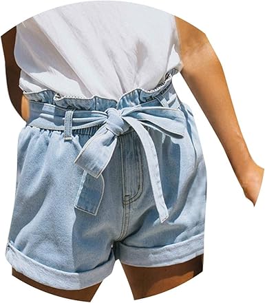 elasticated waist womens shorts