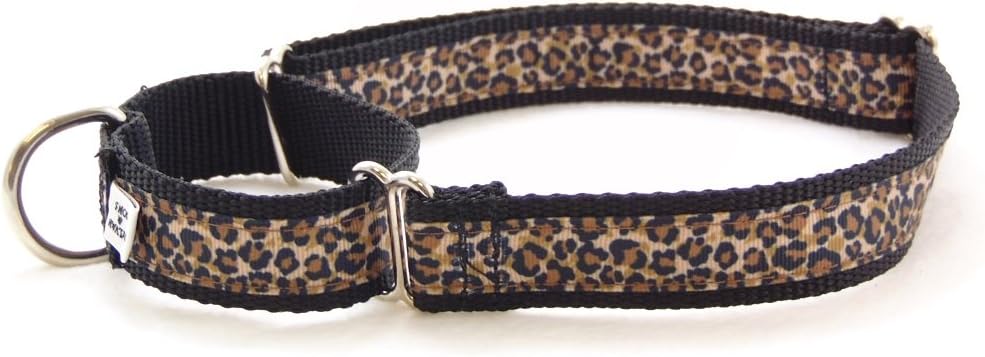leopard dog collars and leashes